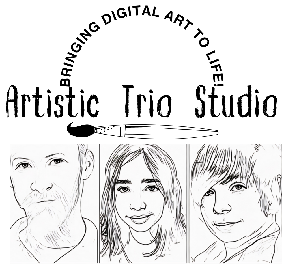 Artistic Trio Studio-Digital Art Tutorials