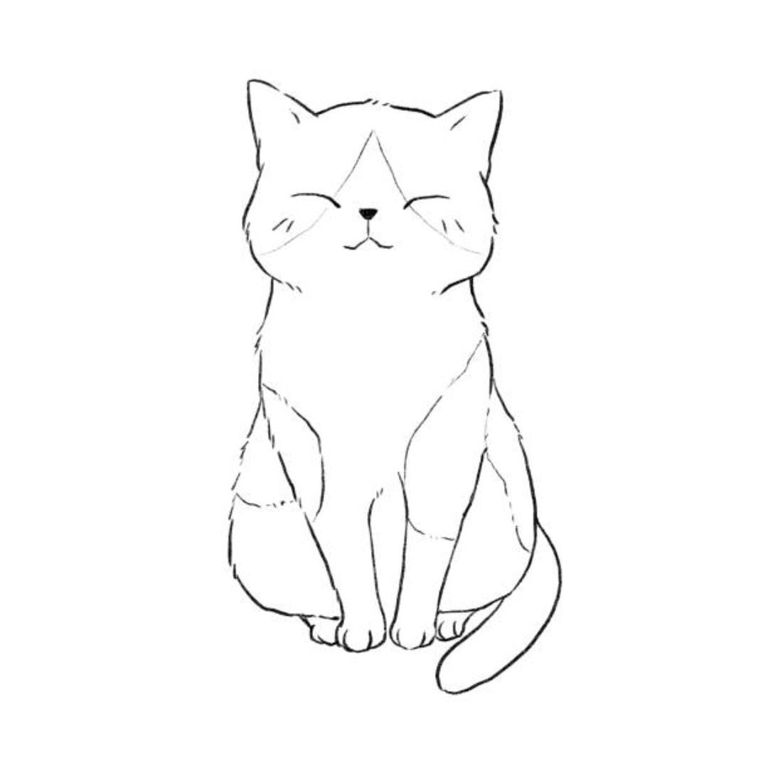 How to Draw a Cat: Easy Digital Art Tutorial